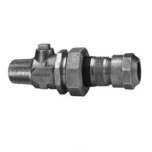 New 𧨠Mueller Company 2 in. MIPT x Compression Brass Ball Valve Corporation Stop 𧨠3 New 𧨠Mueller Company 2 in. MIPT x Compression Brass Ball Valve Corporation Stop π§¨