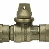 New 🎉 Mueller Company 3/4 in. CTS Pack Joint In-Line Ball Curb Valve 😍