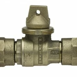 New 🎉 Mueller Company 3/4 in. CTS Pack Joint In-Line Ball Curb Valve 😍