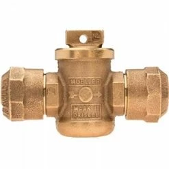 Outlet 😉 Mueller Company 3/4 in. CTS Compression Brass Curb Valve 💯