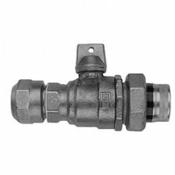 Cheap 💯 Mueller Company 1 in. CTS Compression x FIPT In-Line Ball Curb Valve 💯