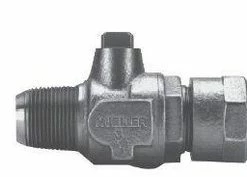 New 👍 Mueller Company 1-1/2 in. CC x CTS Compression Ball Corporation Valve with T-Head ✔️