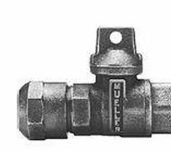 Promo 😉 Mueller Company 3/4 in. CTS x FIP Ball Curb Valve 🔥