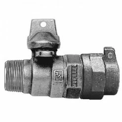 Discount ✔️ Mueller Company 3/4 in. CTS Pack Joint x MIPT In-Line Ball Curb Valve 🌟