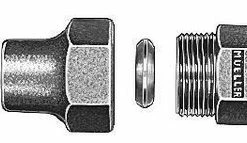 Best Pirce 🤩 Mueller Company 3/4 in. Flared Brass Coupling 2 Piece 🥰