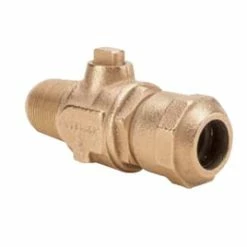 Discount ❤️ Mueller Company 2 in. Brass Ball Valve Corporation Stop 🧨