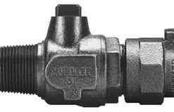 Flash Sale ⭐ Mueller Company 2 in. Threaded x Pack Joint Brass and Stainless Steel Ball Valve Corporation Stop ❤️