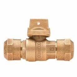 Buy ⌛ Mueller Company 1 in. Compression In-Line Ball Curb Valve ⌛