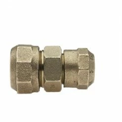 Hot Sale 👏 Mueller Company 1 in. Pack Joint x Compression Brass Straight Coupling 👏