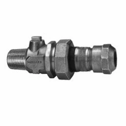 New 🛒 Mueller Company 1 in. MIPT x Pack Joint Brass Ball Valve Corporation Stop 🌟