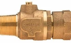 Promo ⭐ Mueller Company 1 in. CC x Compression Cast Brass Alloy Ball Corp Valve 🧨