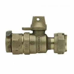 New 🔥 Mueller Company 3/4 in. In-Line Ball Meter Valve 🥰
