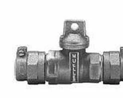 Best Pirce ❤️ Mueller Company 1 in. CTS Pack Joint Ball Valve Curb Stop 🔥