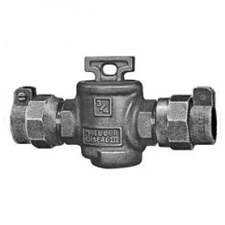 Cheapest 😍 Mueller Company 1 in. CTS Pack Joint Brass Curb Valve 🧨