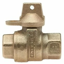 Hot Sale 🎉 Mueller Company 3/4 in. FIPS Cast Brass Alloy Straight Ball Service Valve 🤩