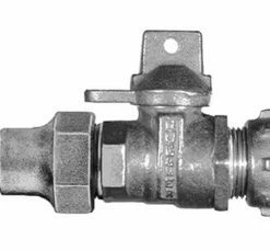 Coupon 🎁 Mueller Company 1 in. Flared x Lock Nut In-Line Ball Meter Valve 🥰