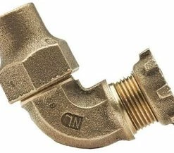 Flash Sale 🔥 Mueller Company 5/8 x 3/4 in. Lock Nut x Flared 90 Degree Bend (Less Nut) 😉