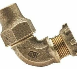 Cheapest 😉 Mueller Company 5/8 x 3/4 in. Lock Nut x Flared Bend (Les Nut) ⌛