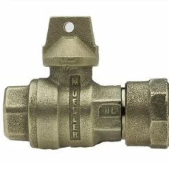 Flash Sale 🥰 Mueller Company 1 in. CTS Pack Joint x FIPT In-Line Ball Curb Valve 💯