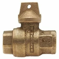 New 😍 Mueller Company 1 in. FIPT Cast Brass Alloy Ball Curb Valve 🥰