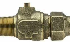 Hot Sale 🔔 Mueller Company 3/4 in. CC x Flare Cast Brass Alloy Ball Corp Valve 👏