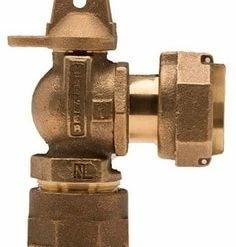 Wholesale 🧨 Mueller Company 1 in. Compression x Meter Swivel Nut Cast Brass Alloy Angle Meter Valve 🎁