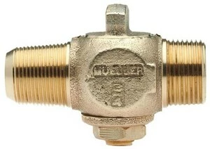 New ๐ Mueller Company 1-1/2 in. Threaded x IP Threaded Brass Corporation Stop ๐ 3 New ๐ Mueller Company 1-1/2 in. Threaded x IP Threaded Brass Corporation Stop ๐