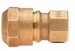 Promo 🌟 Mueller Company 3/4 x 1 in. CTS x FIP Brass Coupling 🎁