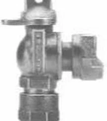 Flash Sale ❤️ Mueller Company 5/8 X 3/4 in. CTS Compression x Meter Swivel Brass Angle Ball Valve Curb Stop 🥰