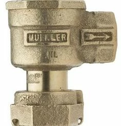 Promo 🥰 Mueller Company 5/8 x 3/4 in. Meter Swivel Nut x FIPT Brass Angle Dual Check Valve ⌛