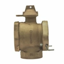 Cheap 🔥 Mueller Company 2 in. Meter Brass Angle Ball Valve Curb Stop 👏