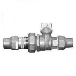 Hot Sale 👍 Mueller Company 3/4 in. Flared In-Line Ball Curb Valve ⭐