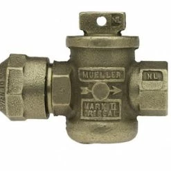 Promo 🥰 Mueller Company 1-1/2 in. CTS Compression x FIPT Brass Curb Valve 💯