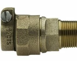 Promo 🥰 Mueller Company 1-1/2 x 1 in. Compression x MIPT Brass Coupling 😍