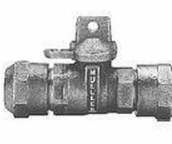 Outlet 🤩 Mueller Company 1 in. Compression Ball Valve with Lock Wing ⌛