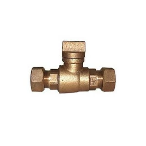 Flash Sale ⭐ Mueller Company 3/4 in. Compression Brass Curb Valve ⌛ 3 Flash Sale ⭐ Mueller Company 3/4 in. Compression Brass Curb Valve ⌛