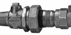 Best deal 🥰 Mueller Company 2 in. CC Taper Threaded x Compression Brass Ball Valve Corporation Stop 🎁