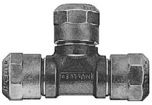 Outlet โค๏ธ Mueller Company 1 x 1 x 3/4 in. Compression Cast Brass Alloy Reducing Tee ๐ฅ 3 Outlet โค๏ธ Mueller Company 1 x 1 x 3/4 in. Compression Cast Brass Alloy Reducing Tee ๐ฅ