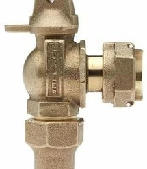 Best Pirce 🧨 Mueller Company 1 in. Flare x Meter Angle Ball Valve with Lock Wing 😉