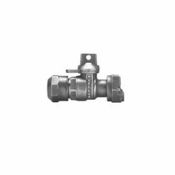 New 🔥 Mueller Company 3/4 in. Compression x Meter Swivel In-Line Ball Valve ❤️